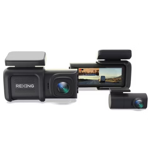 Rexing DT2 Dual Channel 1080p Front and Rear Dash Cam