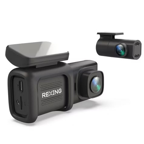 Rexing DT2 Dual Channel 1080p Front and Rear Dash Cam